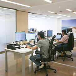 Oficinas Barcelona de la empresa. SoloCruceros.cl