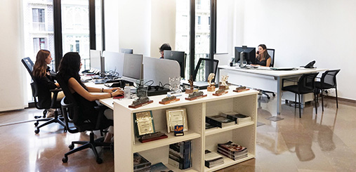 Oficinas Barcelona de la empresa. SoloCruceros.cl