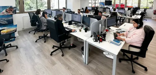 Oficinas Madrid de la empresa. SoloCruceros.cl