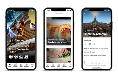 Desplázate con Costa Cruceros. SoloCruceros.cl