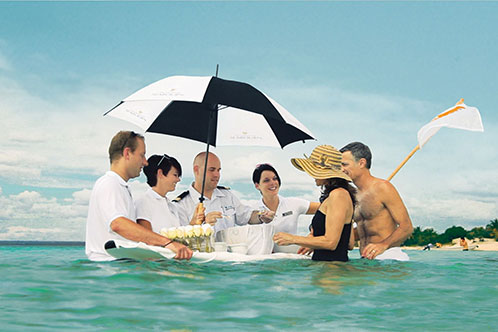 Caviar in the Surf de Seabourn. SoloCruceros.cl