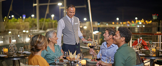 Restaurantes innovadores, Windstar Cruises. SoloCruceros.cl