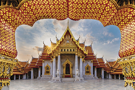 Templo de Tailandia, crucero vuelta al mundo. SoloCruceros.cl