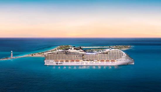 Barco Nuevo MSC World America. SoloCruceros.cl