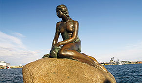 Estatua de la Sirenita, Copenhague. SoloCruceros.cl Estatua de la Sirenita, Copenhague. SoloCruceros.cl