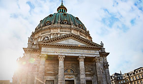 Iglesia de Mármol, Copenhague. SoloCruceros.cl Iglesia de Mármol, Copenhague. SoloCruceros.cl